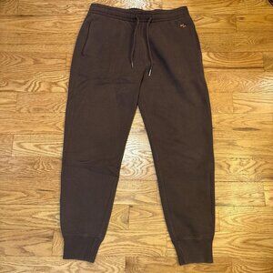 A & F Men's Brown Joggers-tracksuits Size M